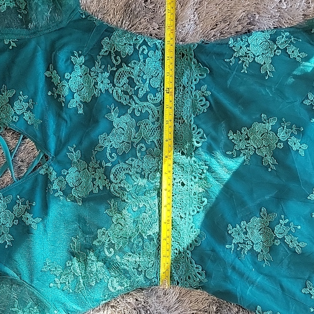 NWT Southern Fried Chics "Swept Away Dress" in Peacock - Large - Picture 7 of 9